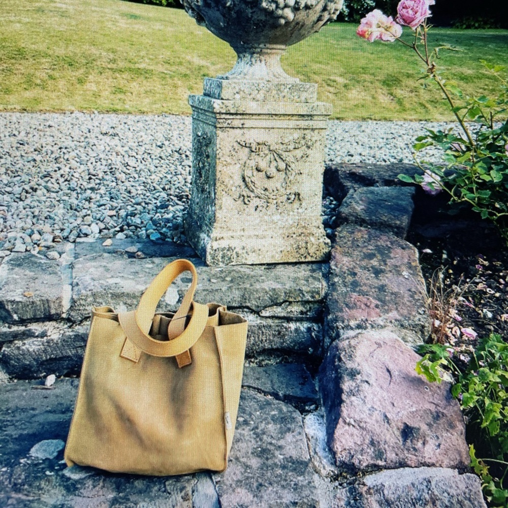 NWT Leather suede tote bag this Summer carry your wines with style - Picture 7 of 9